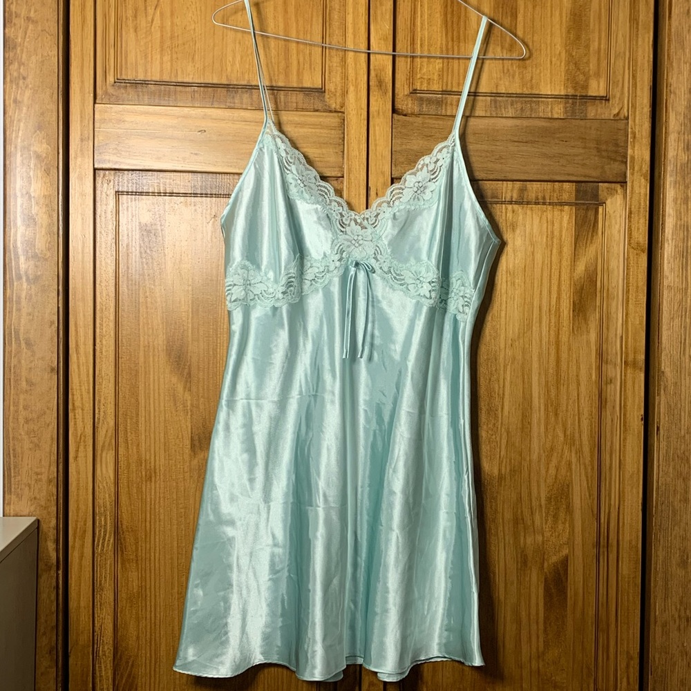 Turquoise Slip Dress